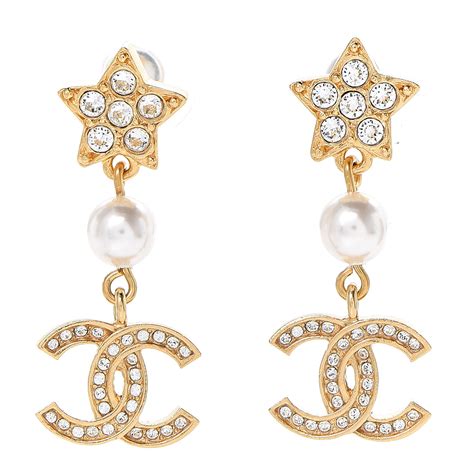 celebrity chanel pearl earrings|chanel earrings for cheap outlet.